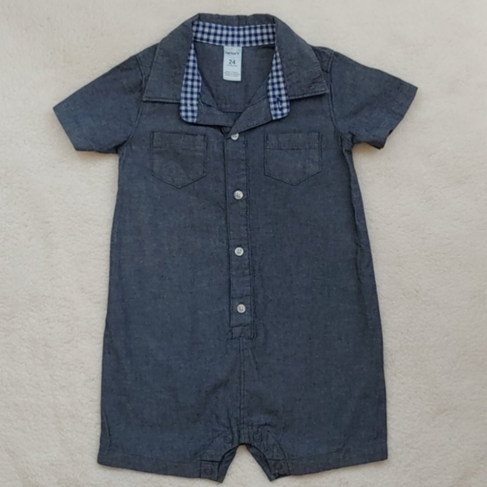 Carter's Button Overall Size 24 Months